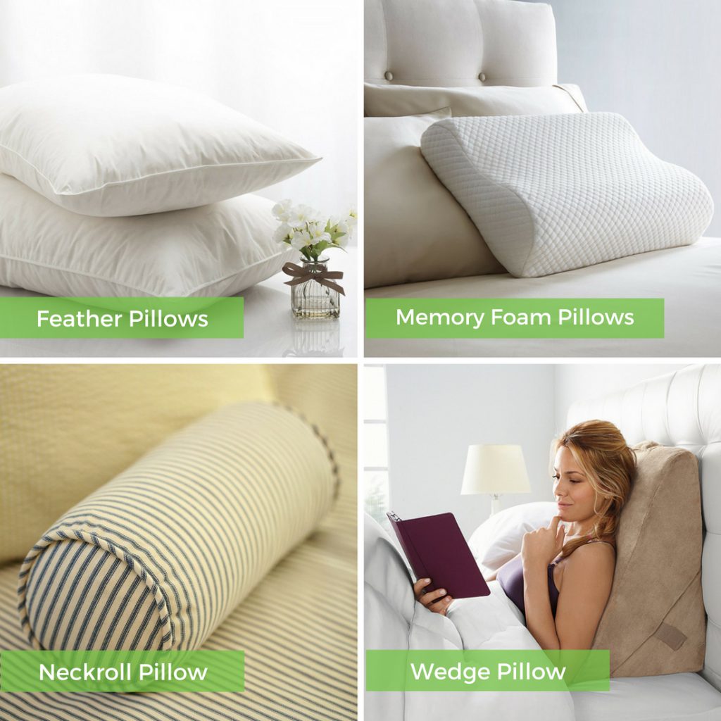 Types of Pillows for Neck Pain - WITH TEXT