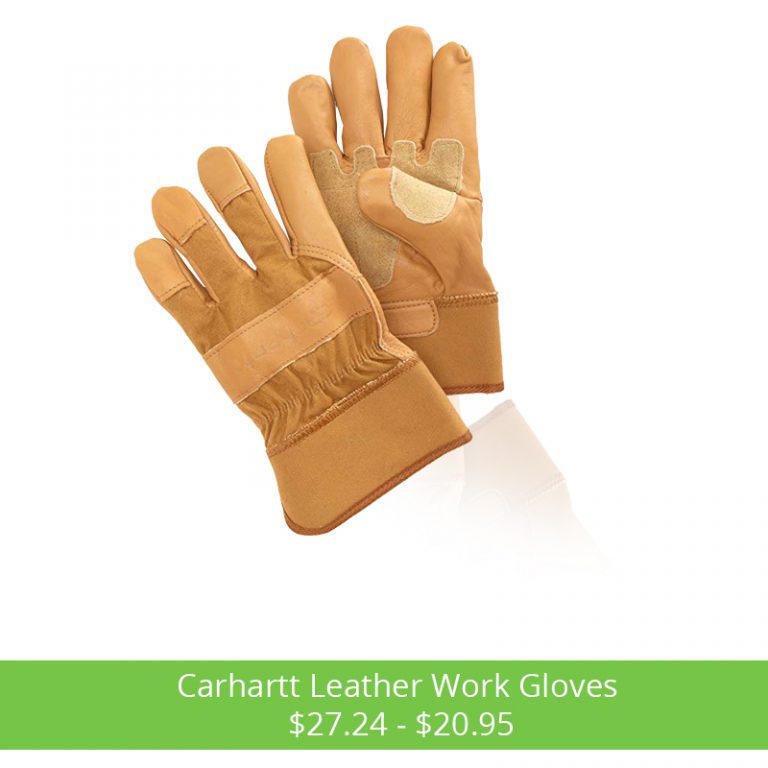 How Much Do Work Gloves Cost - Carhartt Leather Work Gloves