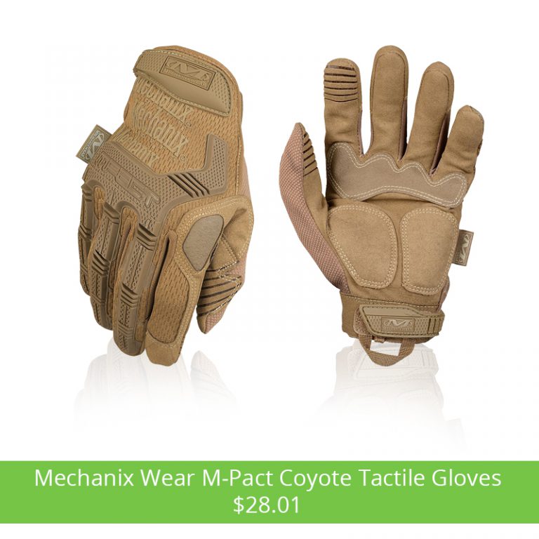 How Much Do Work Gloves Cost - Mechanix Wear M-Pact Coyote Tactile Gloves