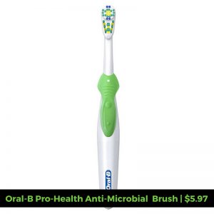 How Much Should You Pay for an Electric Toothbrush - Oral-B Pro-Health Anti-Microbial Electric Toothbrush - WITH TEXT