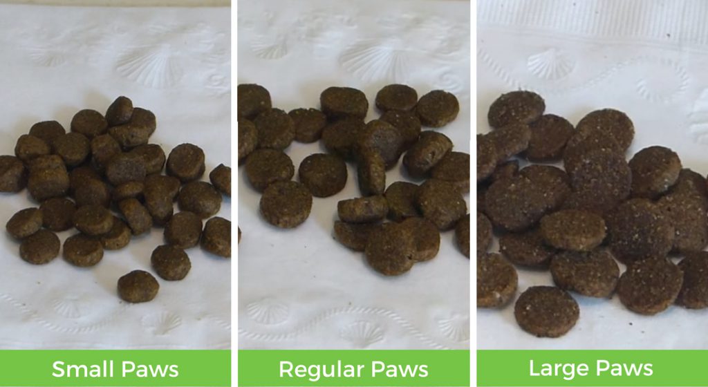 Are There Different Sizes of Dog Food - WITH TEXT