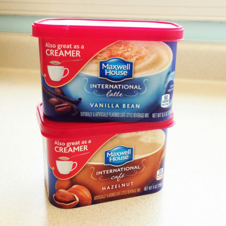 Best Flavored Instant Coffee Maxwell House International Cafe Vanilla Caramel Latte Instant Coffee