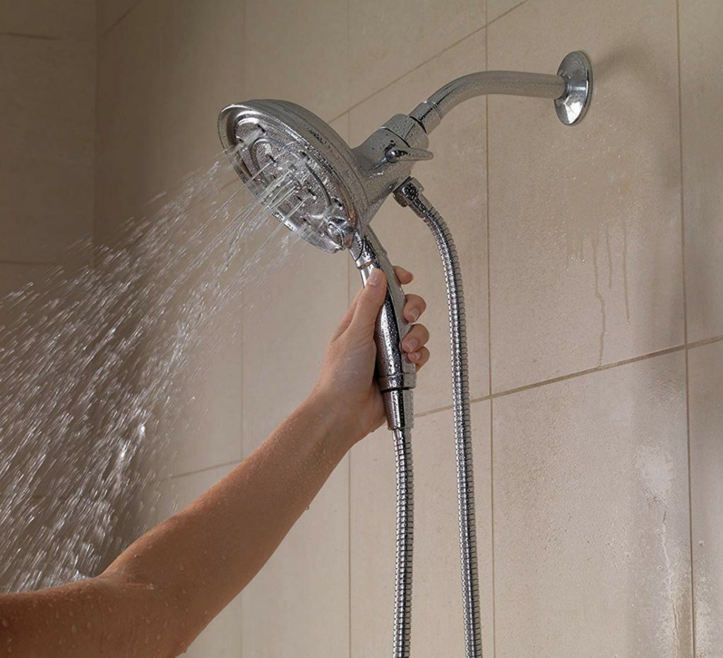 Best Hand-Held Shower Head Delta In2ition H20kinetic Handshower Shower Head