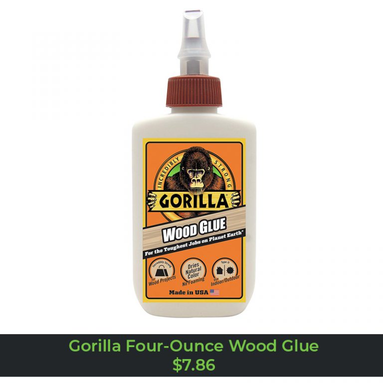 What is the Average Price for a Bottle of Wood Glue - Gorilla Four-Ounce Wood Glue