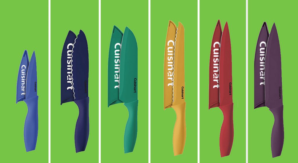 Best Budget Set: Cuisinart Color Knife Set