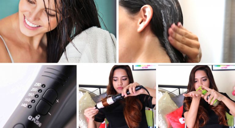 How to Use a Curling Iron to Create Natural Curls and Waves- WITHOUT TEXT