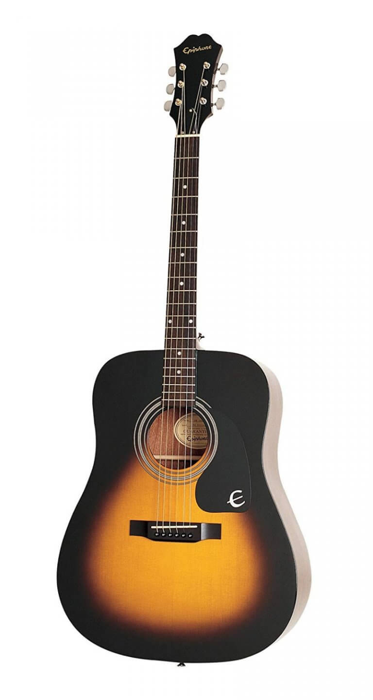 Best Acoustic Guitar Review Epiphone DR-100 Vintage Starburst Acoustic Guitar