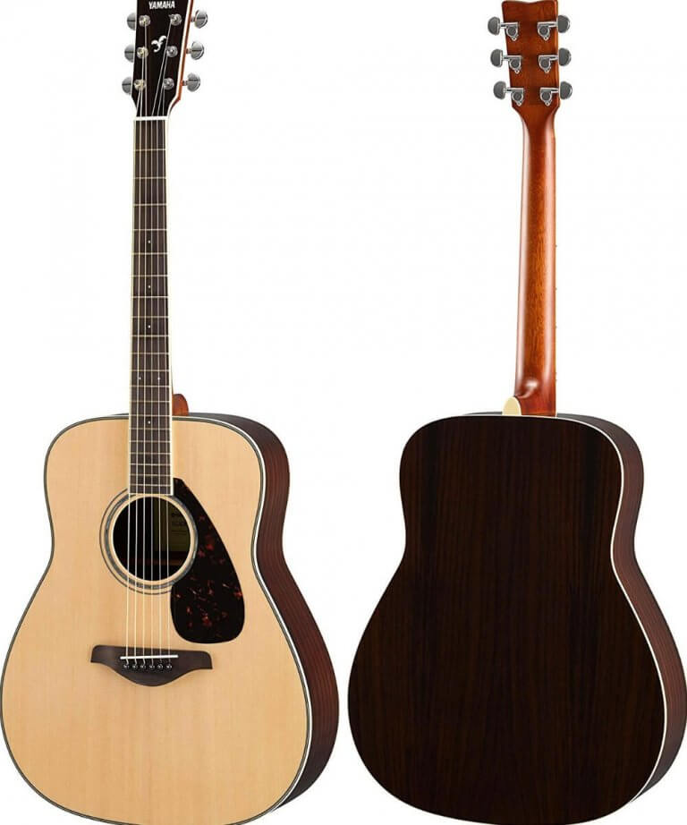Best Acoustic Guitar Review Yamaha FG830 Solid Top Folk Guitar (2)